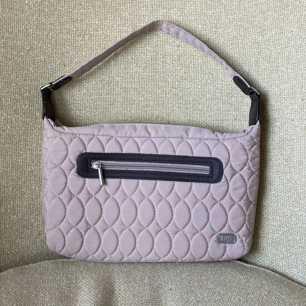Lug Canter Collection Beige Shoulder Bag